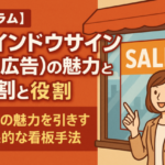 【コラム】ウインドウサイン（窓広告）の魅力と役割：店舗の魅力を引き出す効果的な看板手法