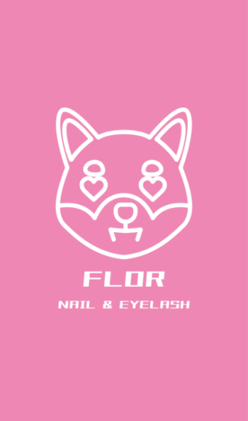FLOR様ウインドウサインイメージ画像